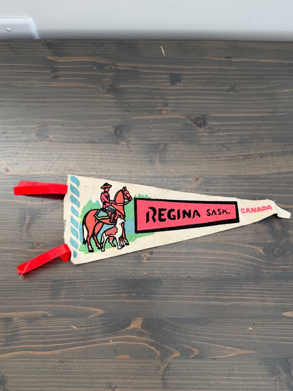 Vintage felt pennant